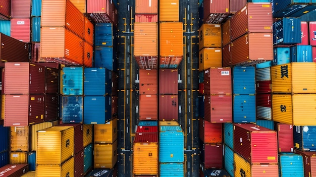 Logistyka i transport kontenerowców towarowych i samolotów towarowych