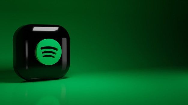 Zdjęcie logo aplikacji 3d spotify