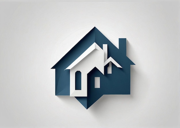 Zdjęcie logo domu nieruchomości symbol logo domu