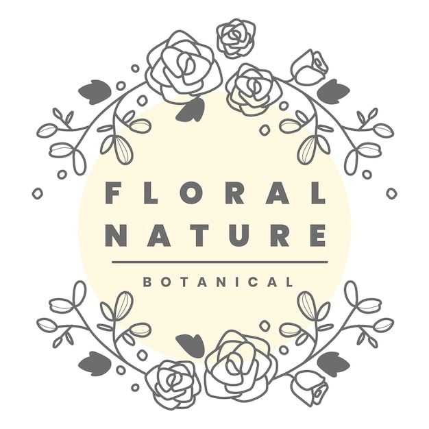 Logo firmy kwiatów png clipart estetyczny projekt botaniczny