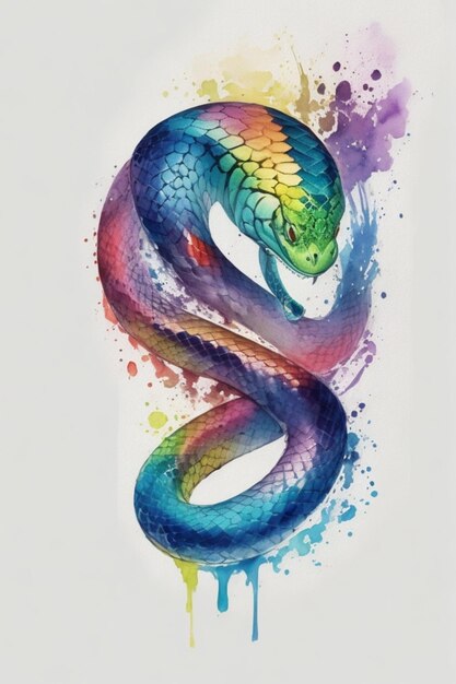 logo głowy węża