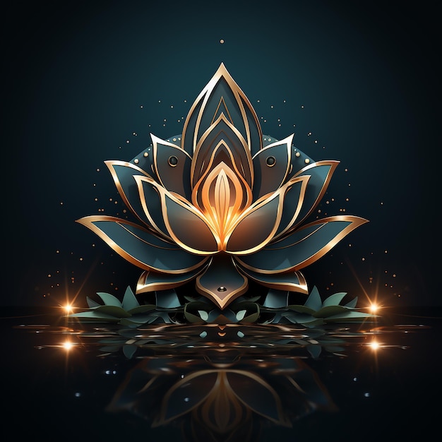Logo ikony lotosu
