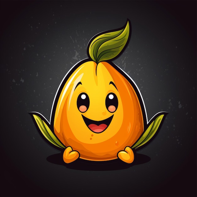 logo kreskówka mango