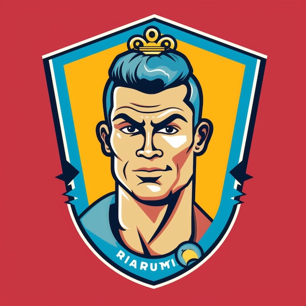 Zdjęcie logo kreskówki cristiano ronaldo 2