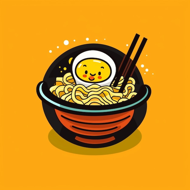 Logo kreskówki Ramen 1