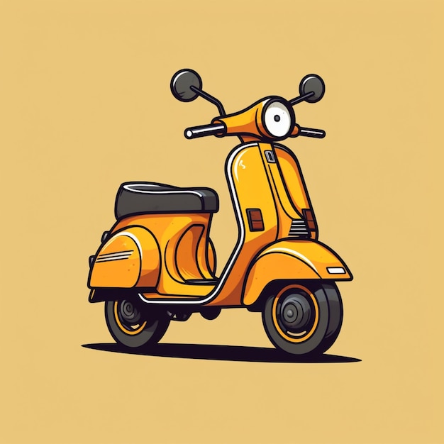 Logo kreskówki Vespa