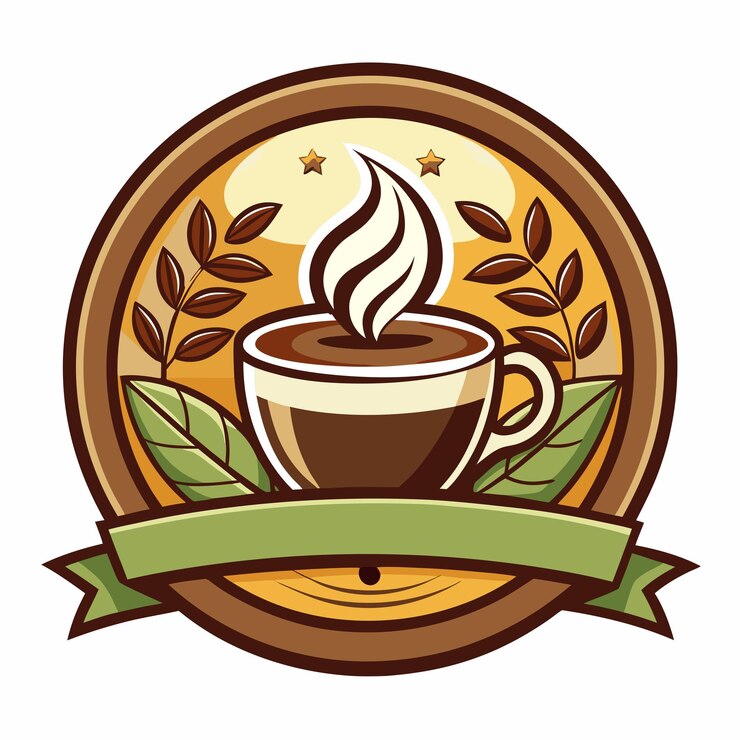 Zdjęcie logo kubka do kawiarni