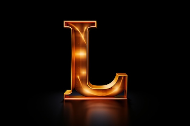 Logo litery L 3d