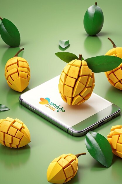 Zdjęcie logo mango dla firmy mobilnej