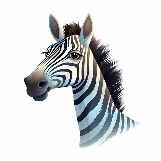 Logo maskotki zebra