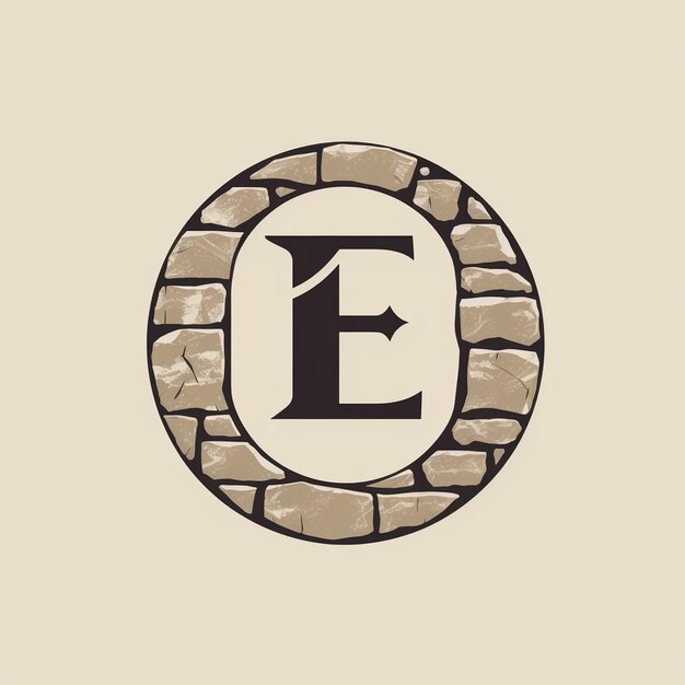 Zdjęcie logo monogramu litery e