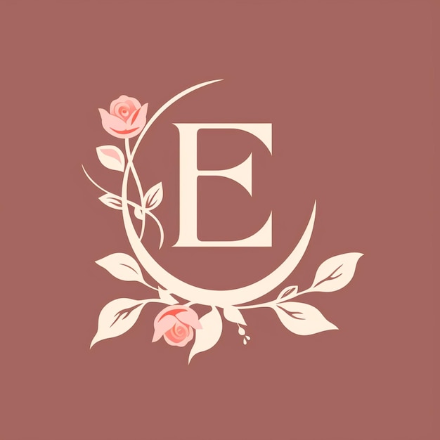 Logo monogramu litery E