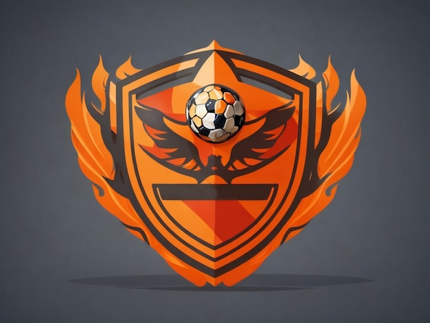 Logo piłki nożnej i esportu