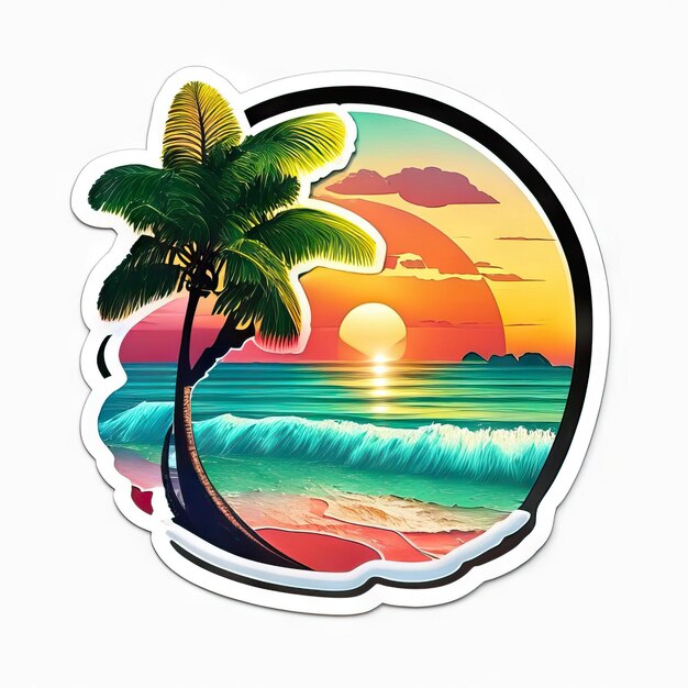 Zdjęcie logo raju plażowego