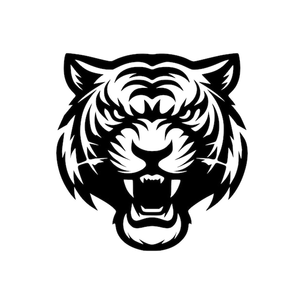 Logo Roaring Tiger Head