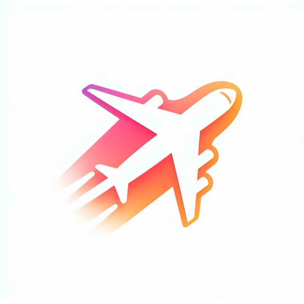 Logo samolotu podróżnego.