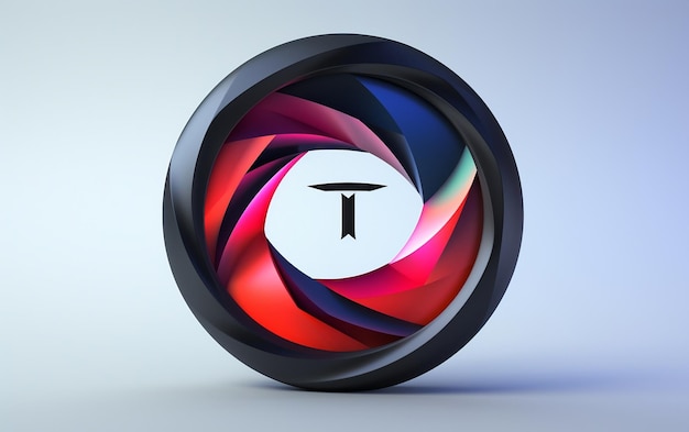 Logo TikTok na białym tle