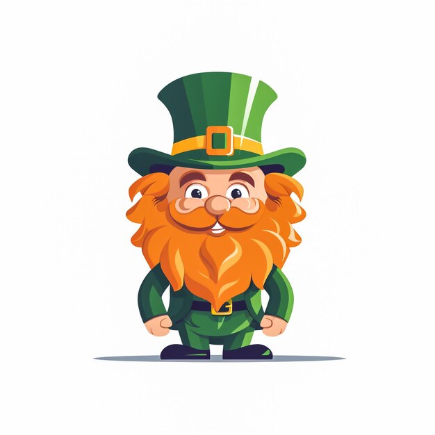 Logo twarzy leprechauna