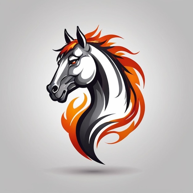Zdjęcie logo z głową konia