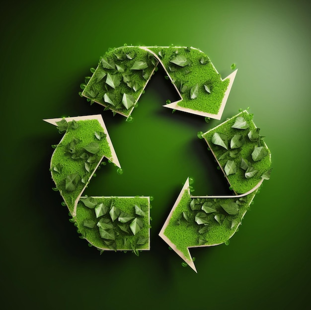 logo Zielona koncepcja recyklingu