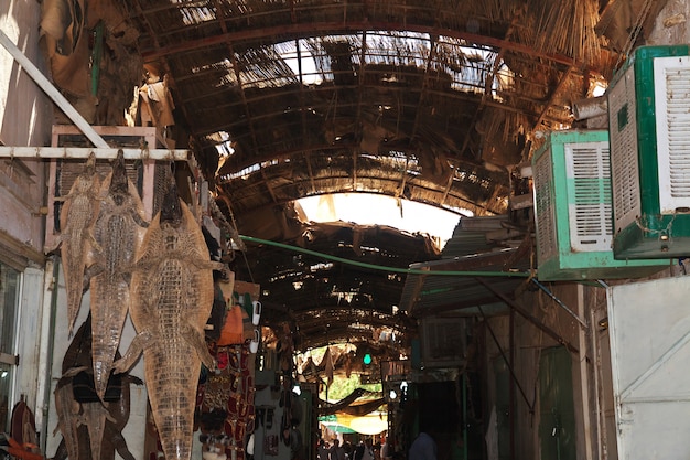 Lokalny rynek w Chartumie w Sudanie