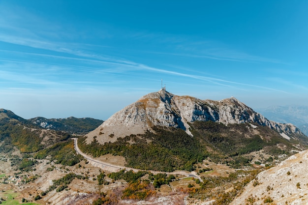 Lovchen National Park. Widok z góry.