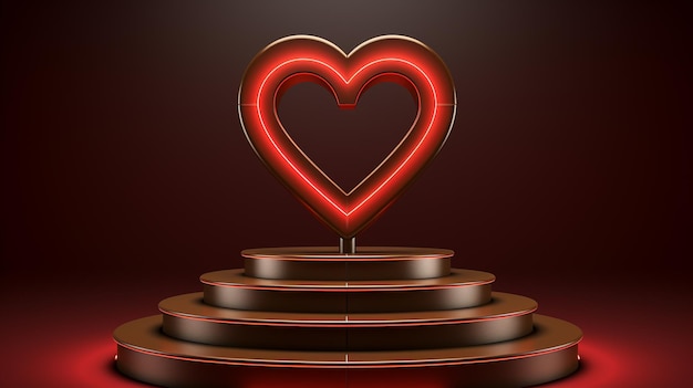 love podium HD 8K tapety Stock Photographic