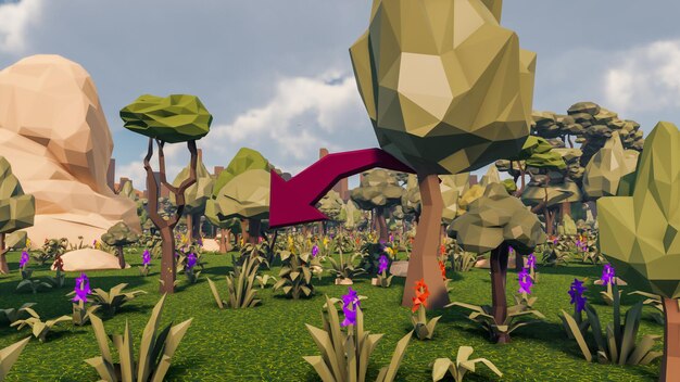 Low poly planeta Ziemia biały krajobraz tło zrównoważony rozwój Koncepcja ekologii renderowania 3d