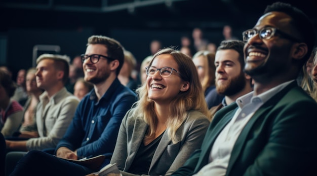 ludzie biznesu i konferencja