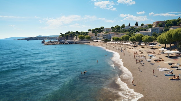 ludzie na plaży HD tapety fotograficznego obrazu