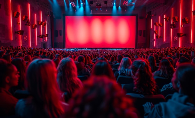 Ludzie w teatrze Czerwona zasłona