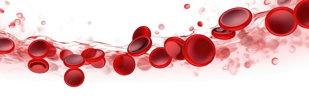 Ludzkie Krwinki Czerwone Na Białym Tle