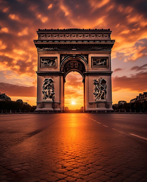 Łuk triumfalny Paryż Francja