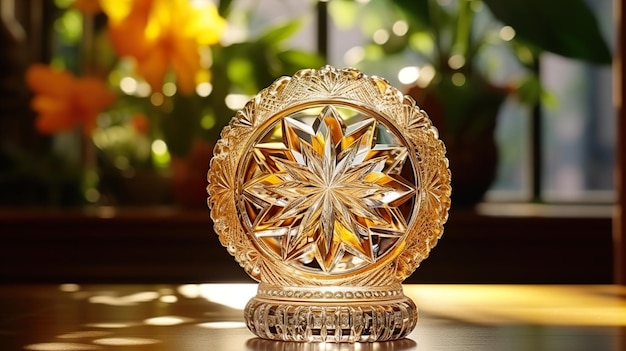 luksusowa złota mandala