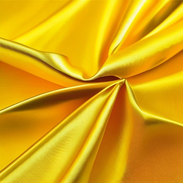 luksusowe tekstylne żółte jedwabiu złożone tkaniny tło