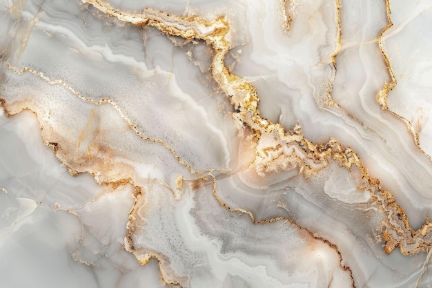 Luksusowe tło biznesowe z marmurową teksturą w odcieniach białego i złota