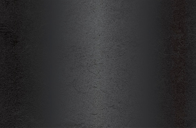 Luksusowe tło gradientowe z czarnego metalu z teksturą pękniętego betonu w trudnej sytuacji