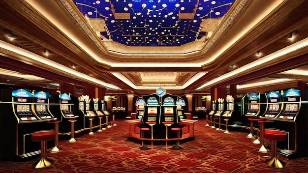 Luksusowe wnętrze kasyna