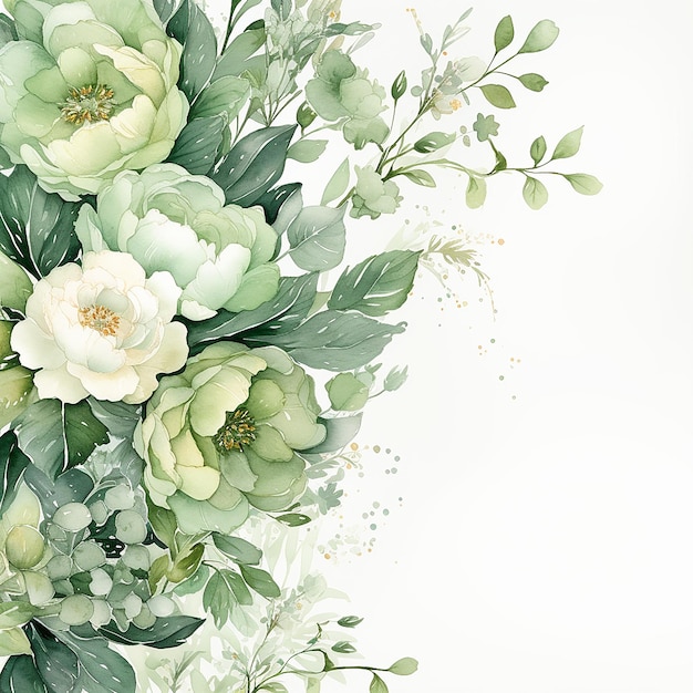 Zdjęcie luksusowy elegancki projekt kwiatowy z pięknymi szczegółami