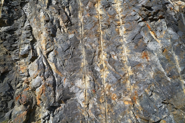 Łupkowy kamienny szczegół w Pyrenees