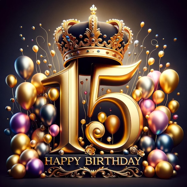 Luxe Golden 15th Birthday Celebration w królewskim stylu
