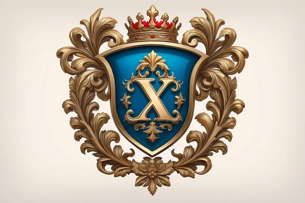 Zdjęcie luxury crest z x