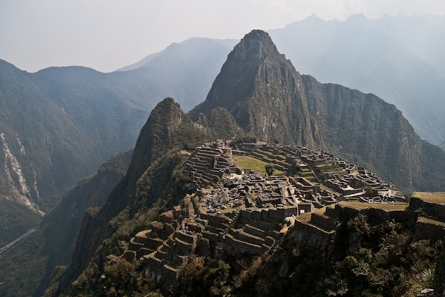 Machu Picchu Peru Wędrówki Pomnik