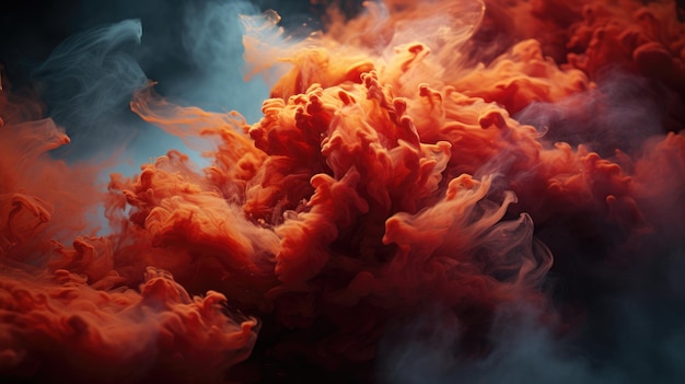 Macro Shot Of Cardinal Smoke Background Hd Generative Ai