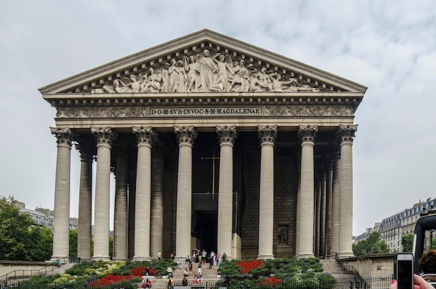 Madeleine Church jeden z najsłynniejszych kościołów Paryża we Francji