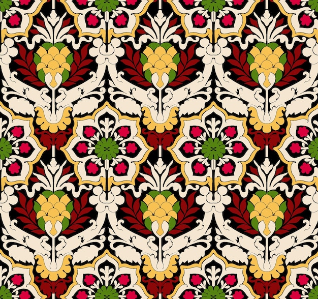 Madhubani kalamkari chinz kani Abstrakcyjny projekt koszuli Aj