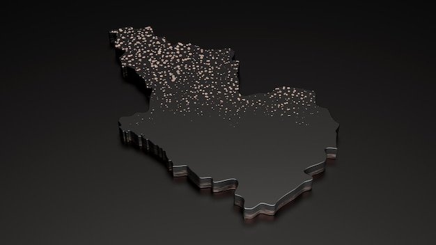 Zdjęcie madinah stone tekstura premium czarna mapa ilustracja 3d