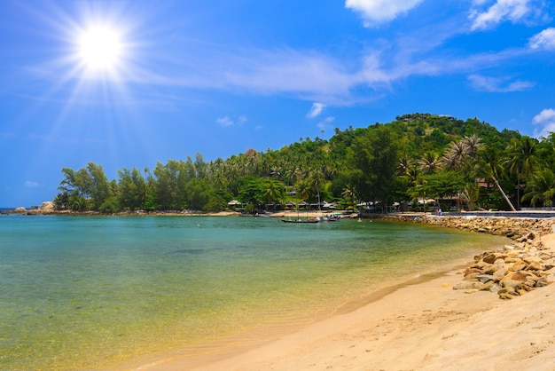 Mae Haad Beach Koh Phangan wyspa Suratthani Tajlandia