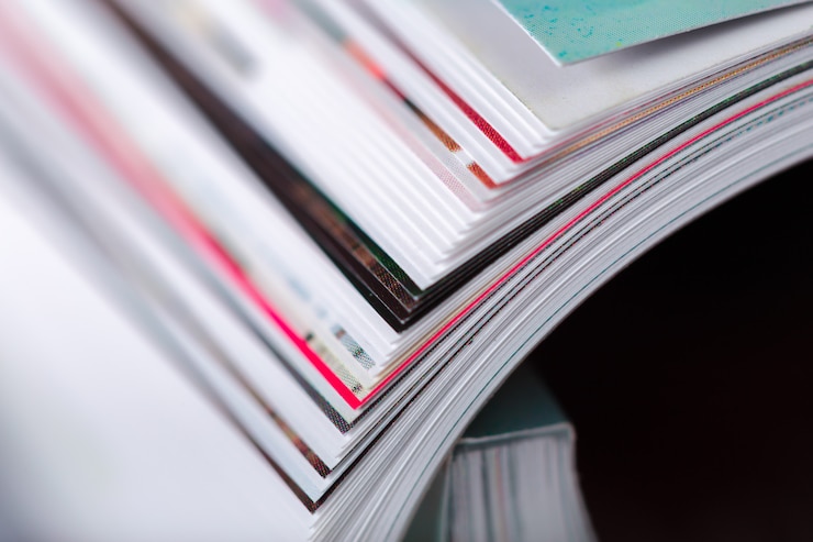 Zdjęcie magazyn z bliska