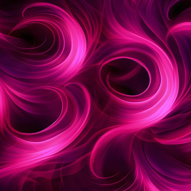 Magenta Neon Swirl